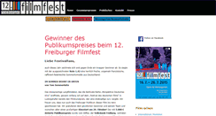 Desktop Screenshot of filmfest-freiburg.de